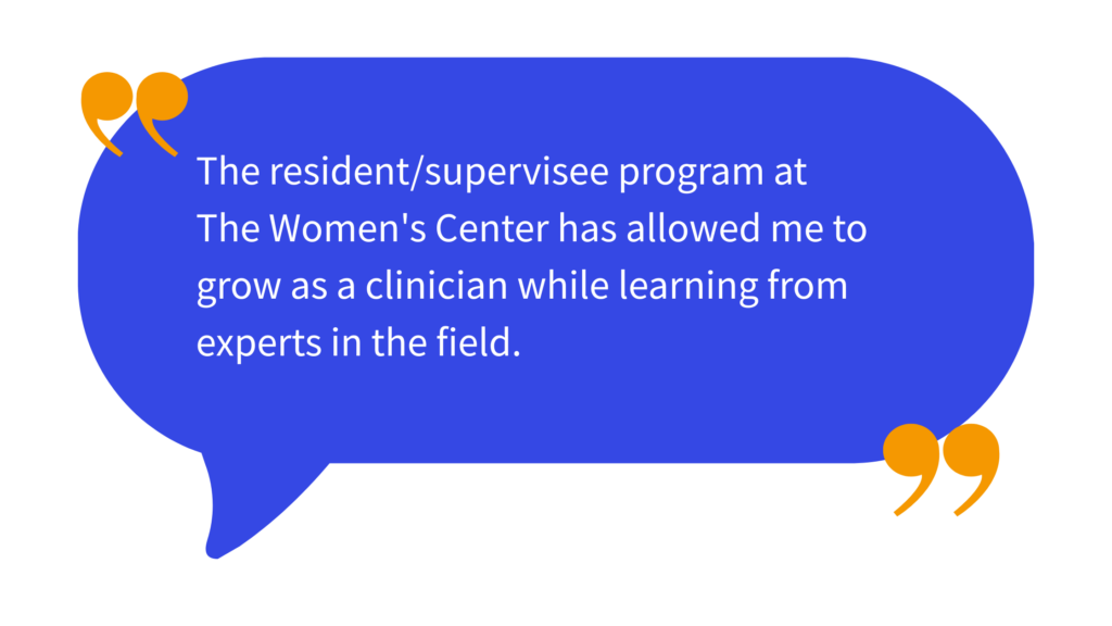 Resident/Supervisee testimonial Resident/Supervisee testimonial
